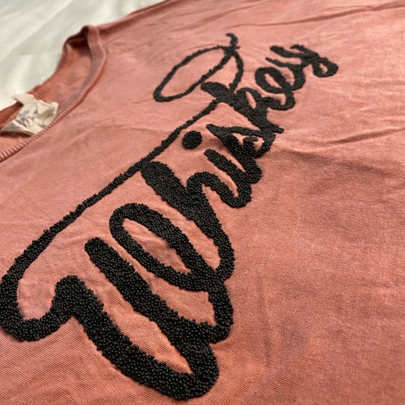 White Crow Tops - Whiskey beaded top